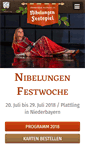 Mobile Screenshot of nibelungenfestspiele.com